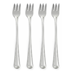 A photo of Monet Frosted Cocktail Fork, Set of 4