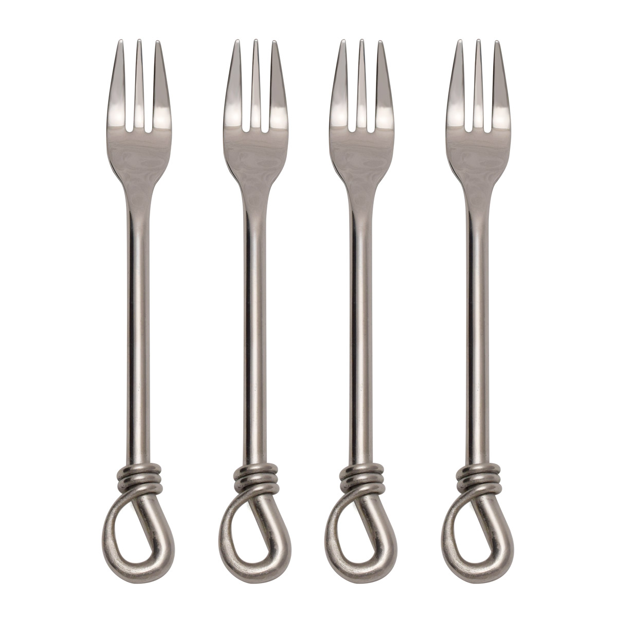 Twist Cocktail Fork, Set of 4