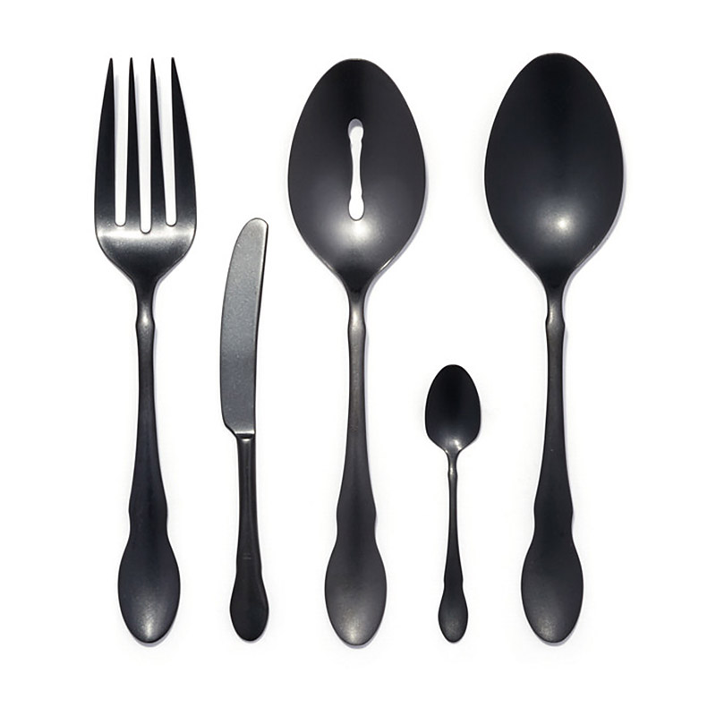 Ebony 5 Piece Serving Set