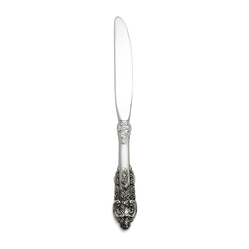 20th Century Baroque Silverplate Dinner Knife