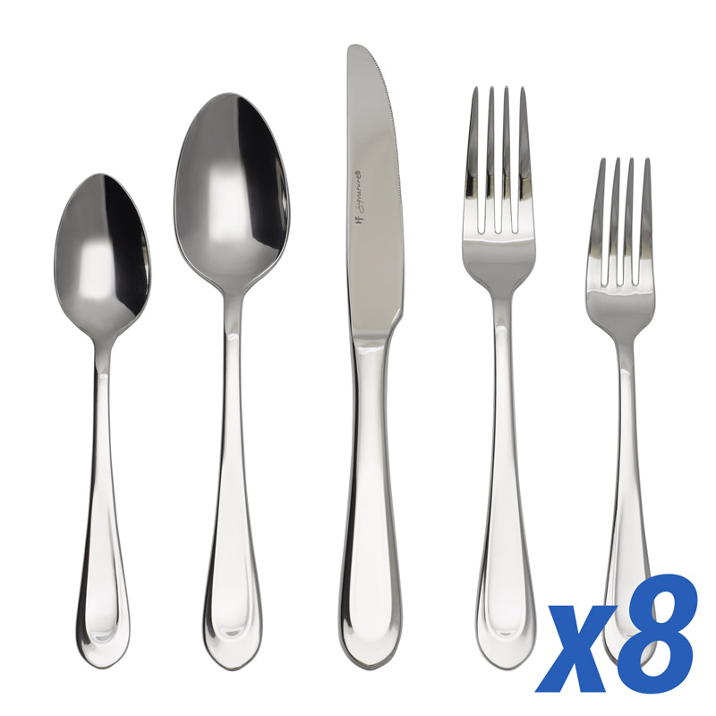 Alessi Mirror 40 Piece Service for 8