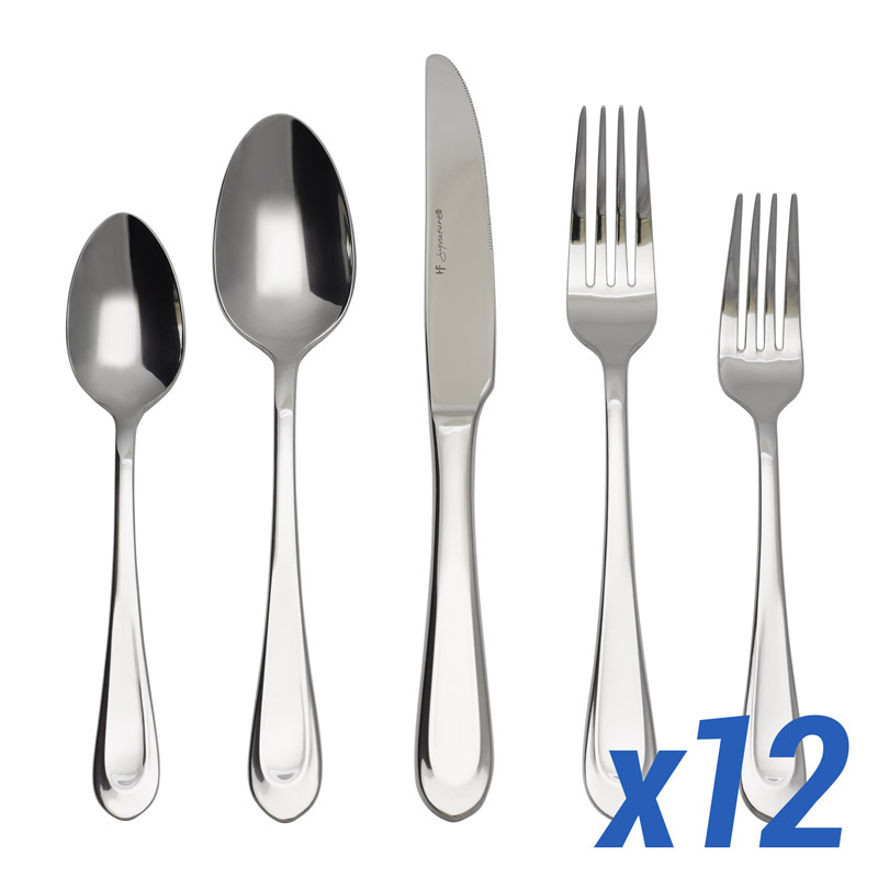 Alessi Mirror 60 Piece Service for 12