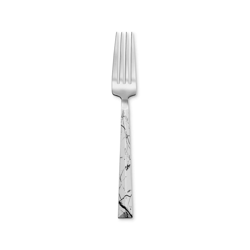 Dali White Marble Salad Fork