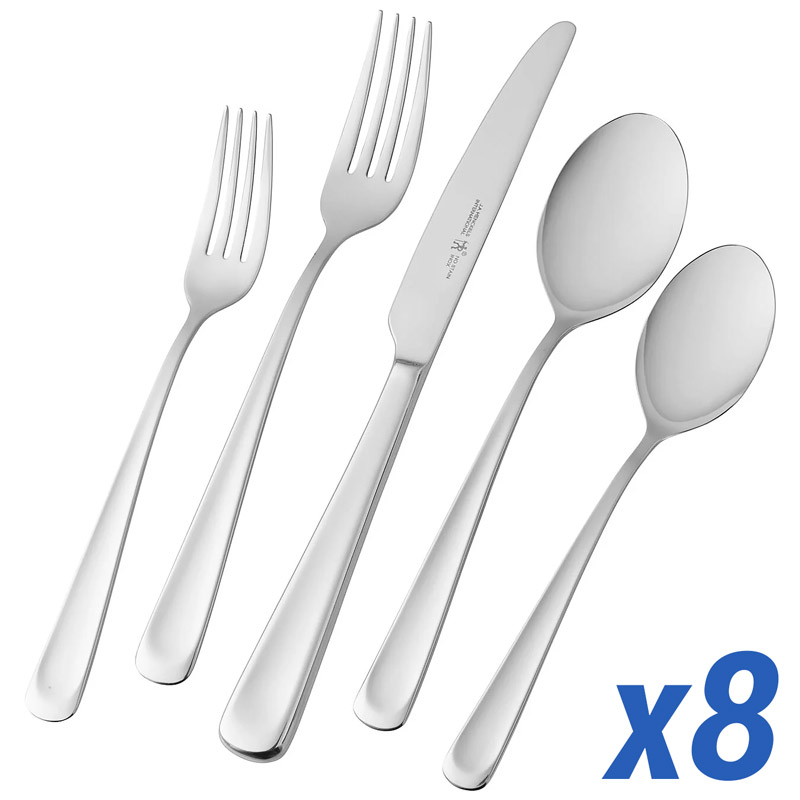 Silvano 45-pc Service for 8 Flatware Set