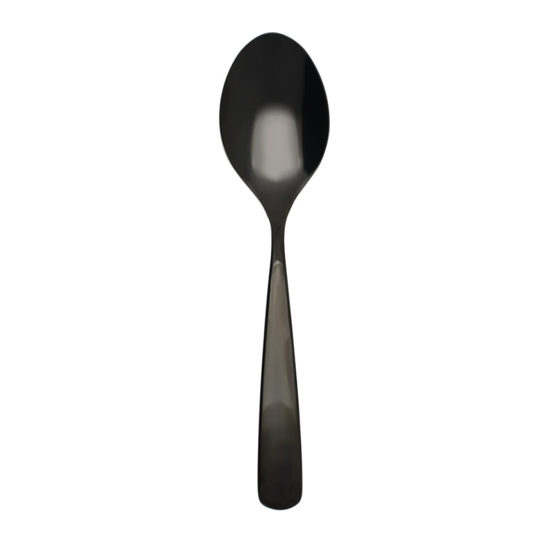 Perugia Black Oval Soup Spoon