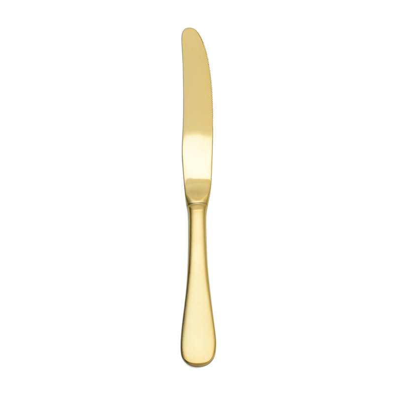 Rocco Gold Matte Dinner Knife