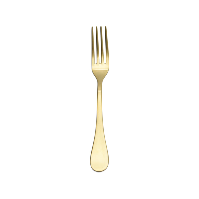 Rocco Gold Matte Salad Fork