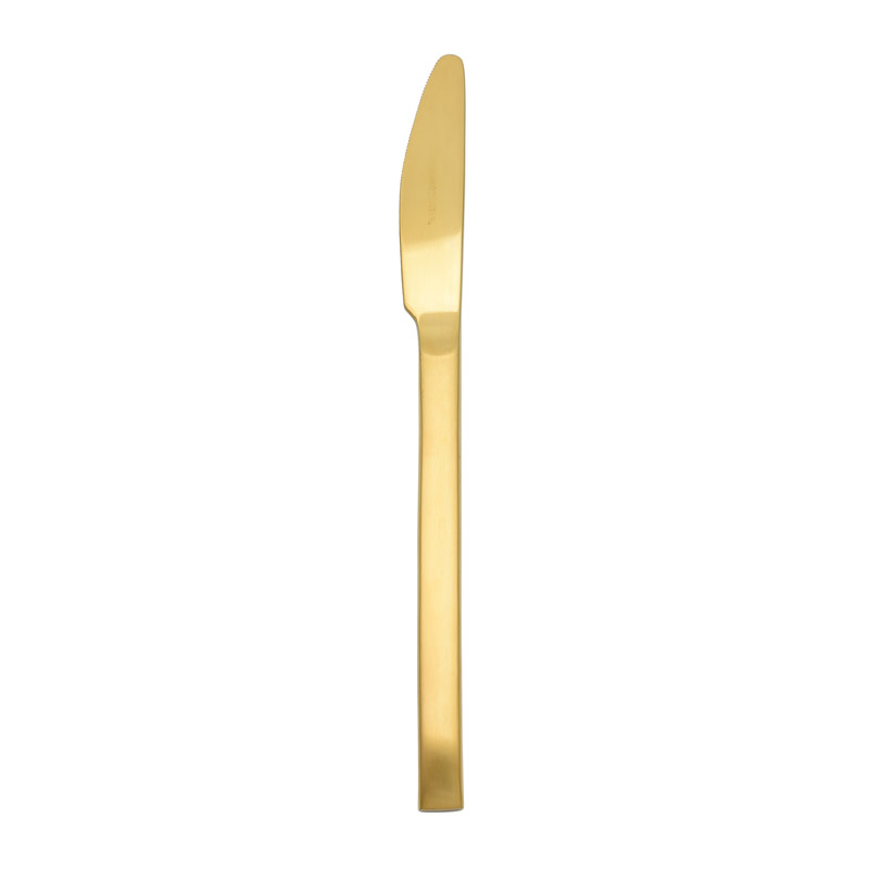 Spiga Gold Matte Dinner Knife