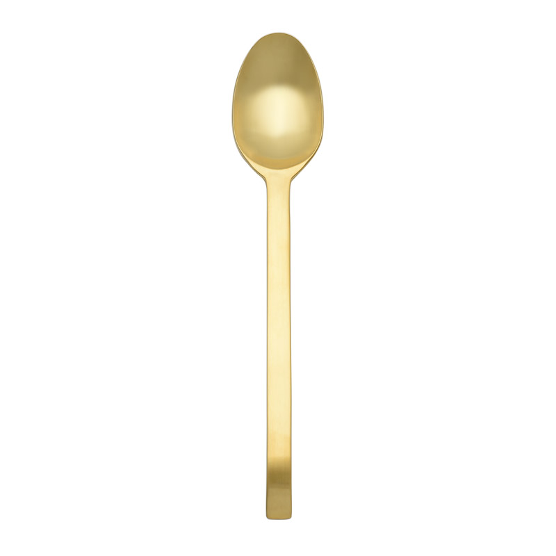 Spiga Gold Matte Oval Soup Spoon