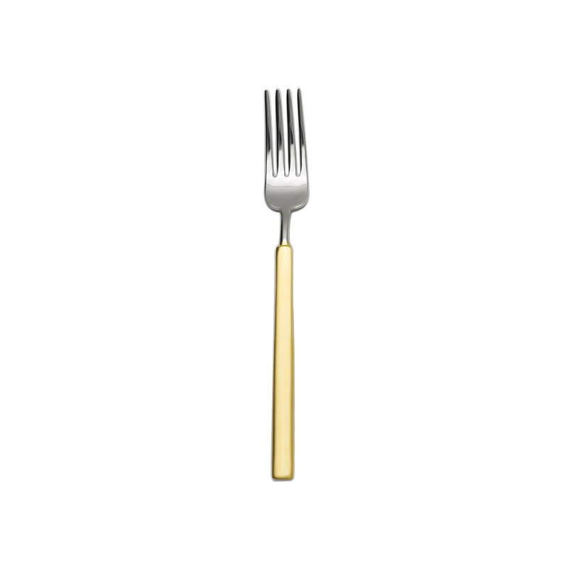 Vintage Gold Matte Handle Salad Fork