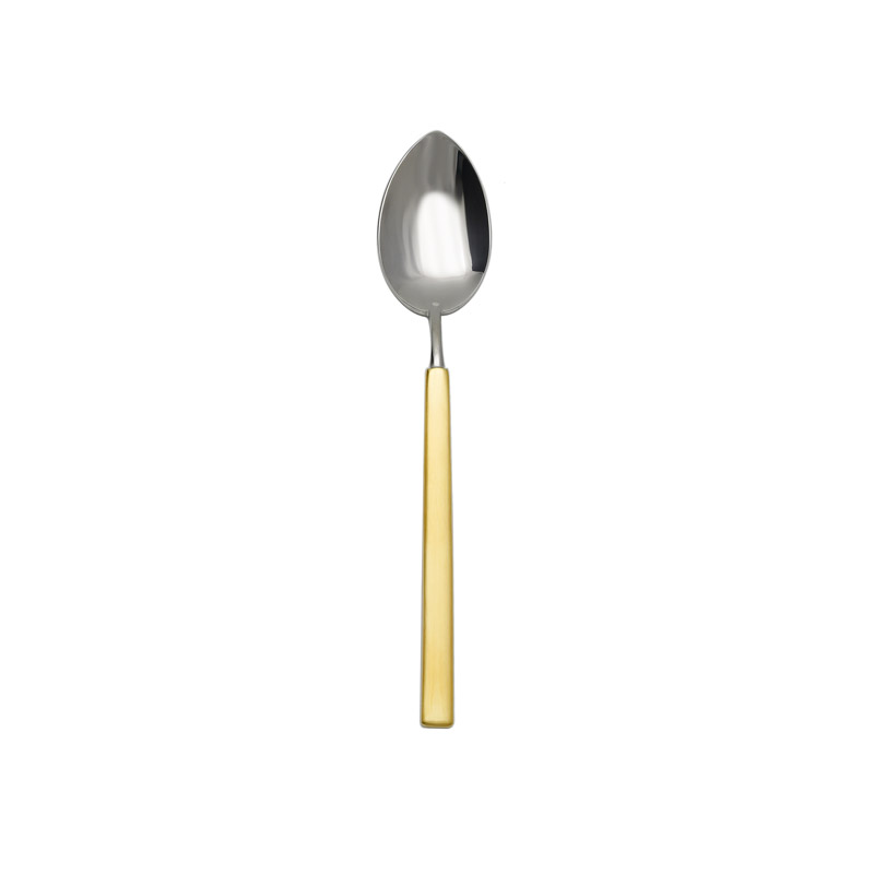 Vintage Gold Matte Handle Teaspoon