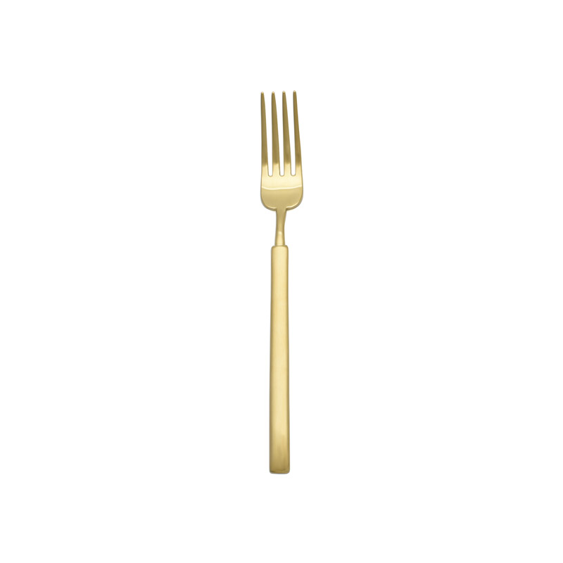 Vintage Gold Matte Salad Fork