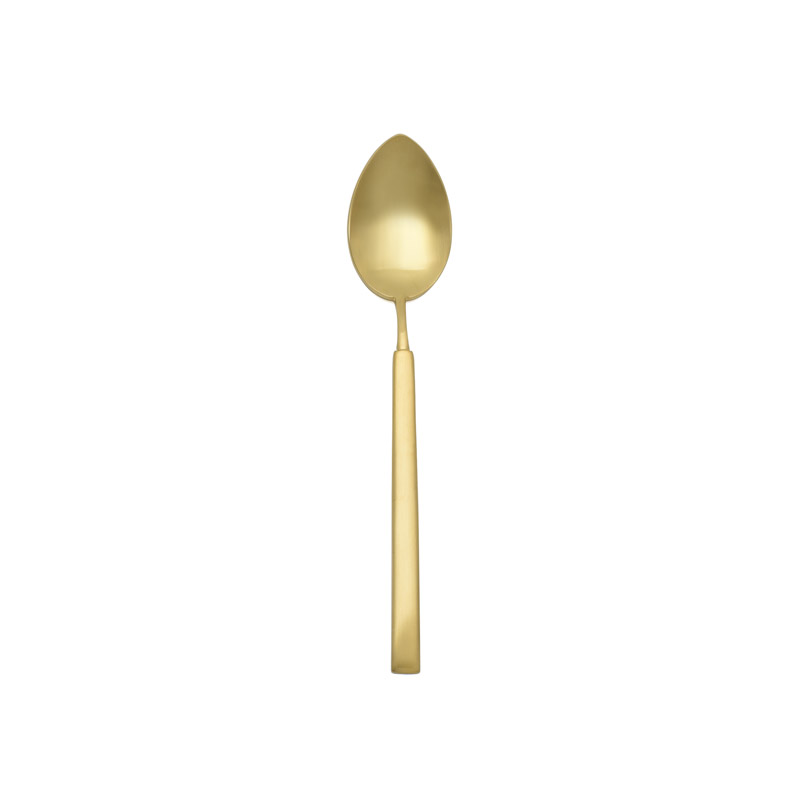 Vintage Gold Matte Teaspoon