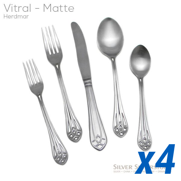 Vitral Matte 20pc Service for 4