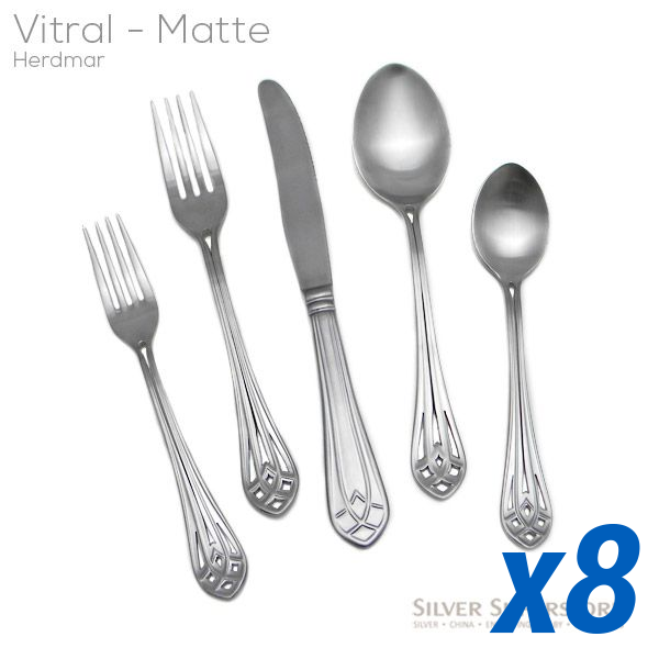 Vitral Matte 40pc Service for 8