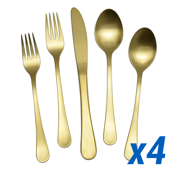 Portofino Gold 20pc Service for 4