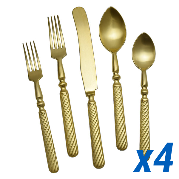 Sobor Gold 20pc Service for 4