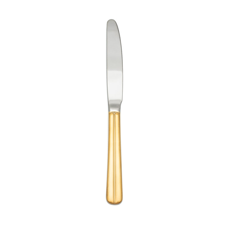 Brooklyn Gold Matte Handle Dinner Knife