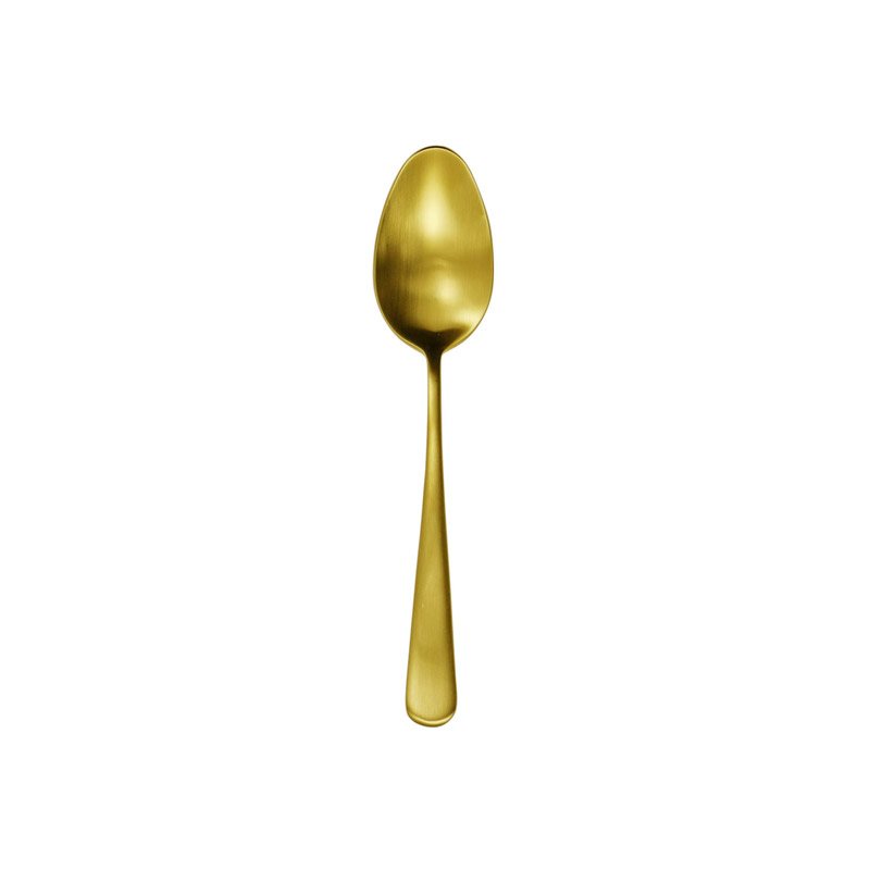 Luxor Gold Matte Dessert Spoon