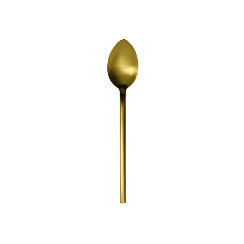 Desire Gold Matte Oval Soup Spoon