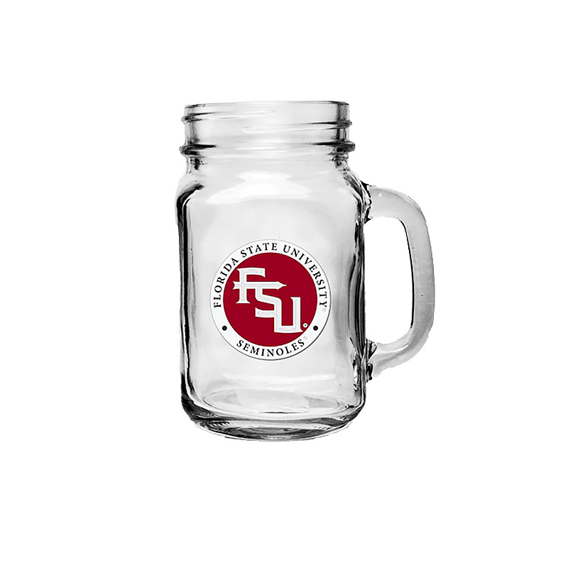 Mason Jar Mug, Florida State University, Color