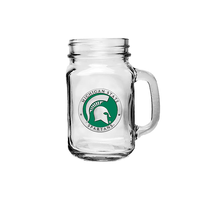 Mason Jar Mug, Michigan State University, Color