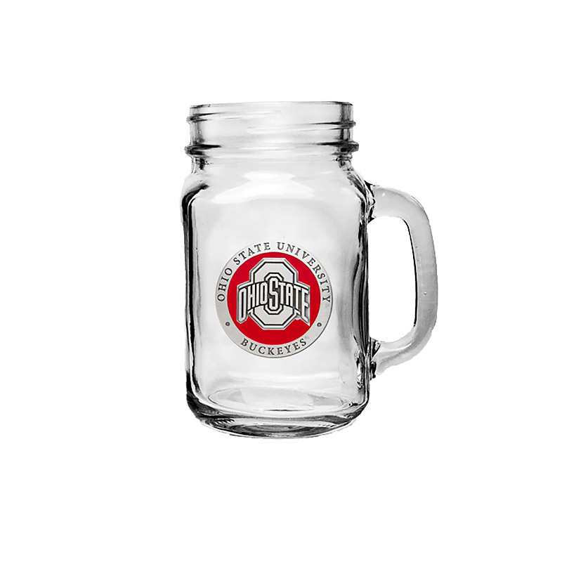 Mason Jar Mug, Ohio State, Color