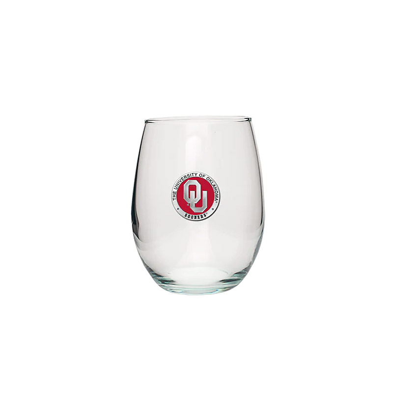 Stemless Goblet, University of Oklahoma, Color