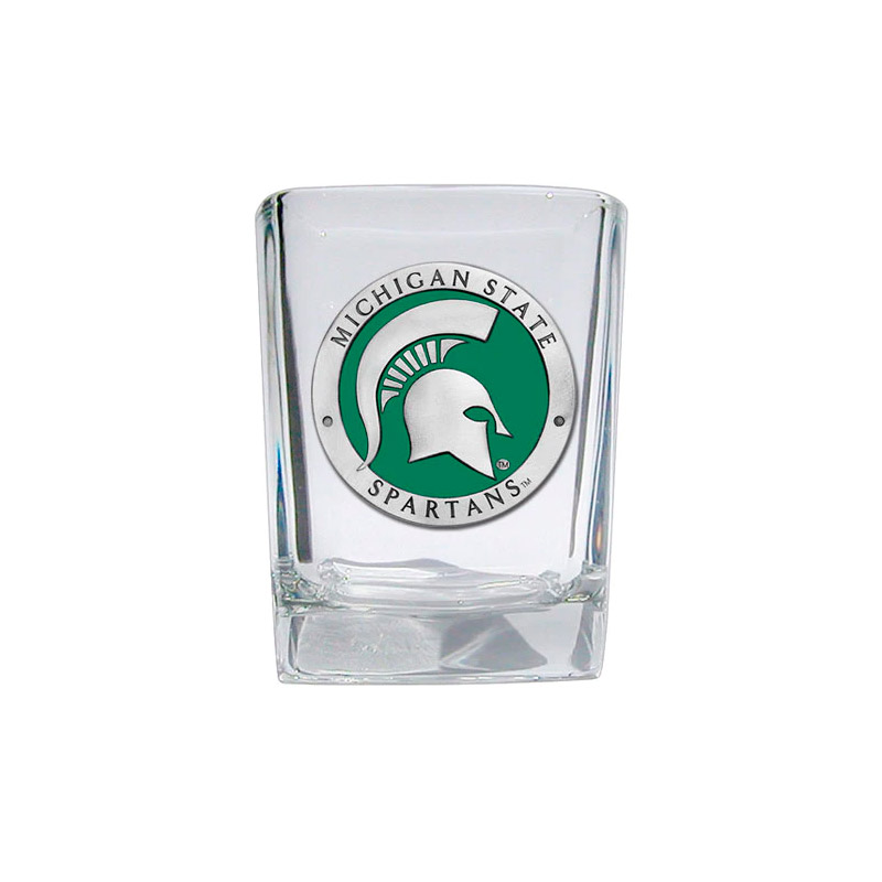 Square Shot Glass, Michigan State University, Color