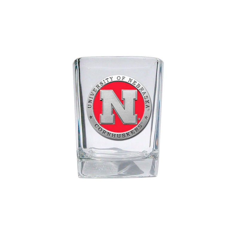 Square Shot Glass, University of Nebraska, Color