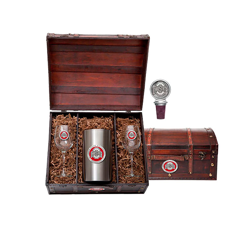 Wine Chest Set, Ohio State, Color