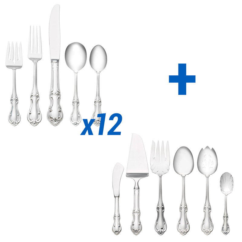 Joan of Arc 66pc Set, Place Size, Cream Soup