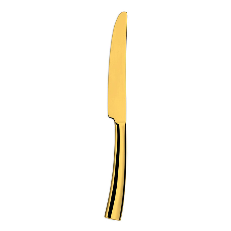 Silhouette Gold PVD Table Knife