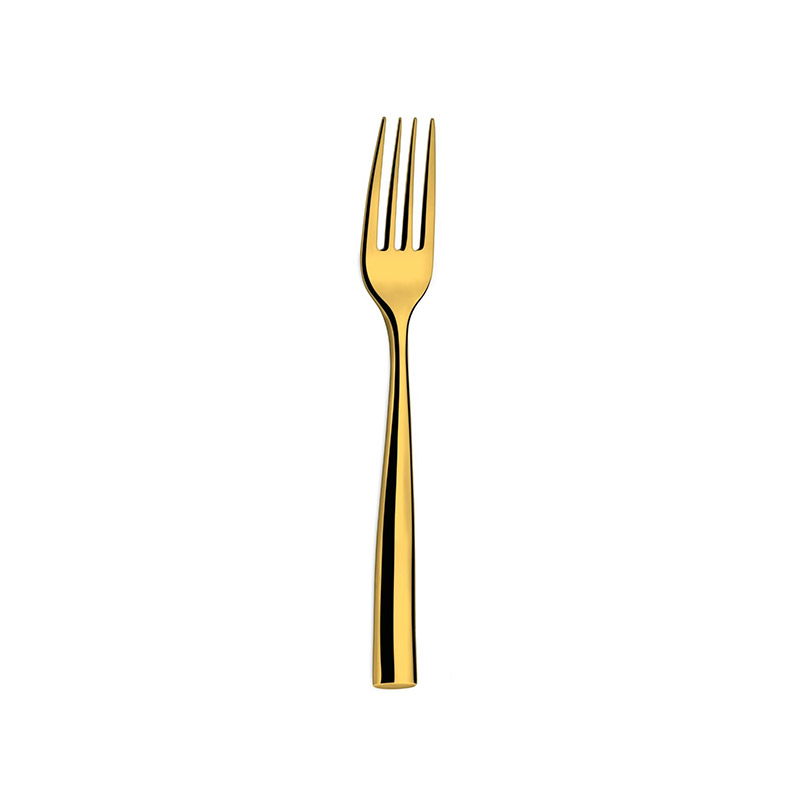 Silhouette Gold PVD Dessert/Salad Fork