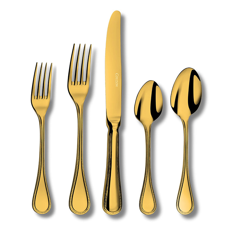 Le Perle Gold PVD 5 Piece Place Setting