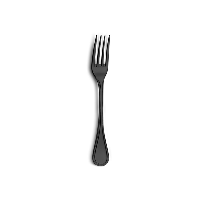 Le Perle Black PVD Dessert/Salad Fork