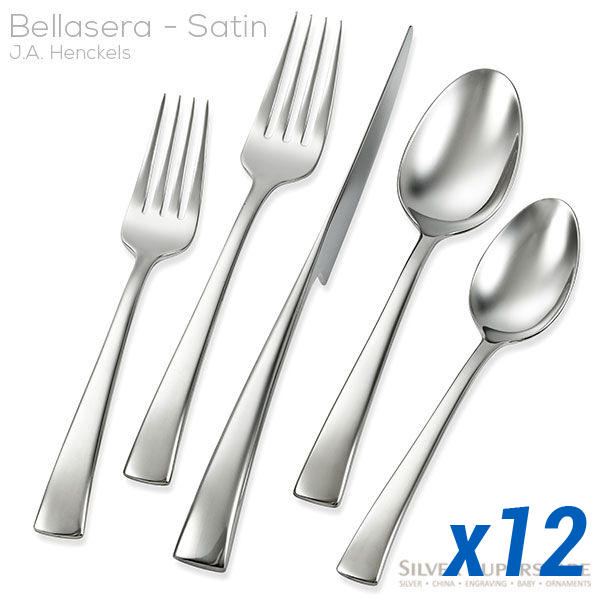 Bellasera Satin 65pc Service for 12