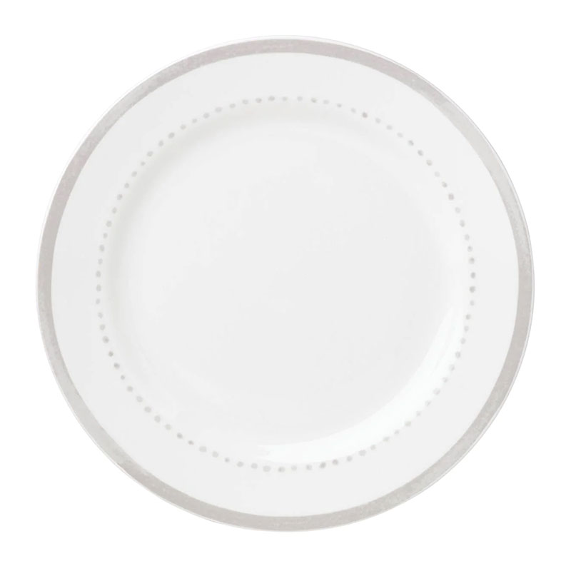 Charlotte Street West Grey Dinner Plate