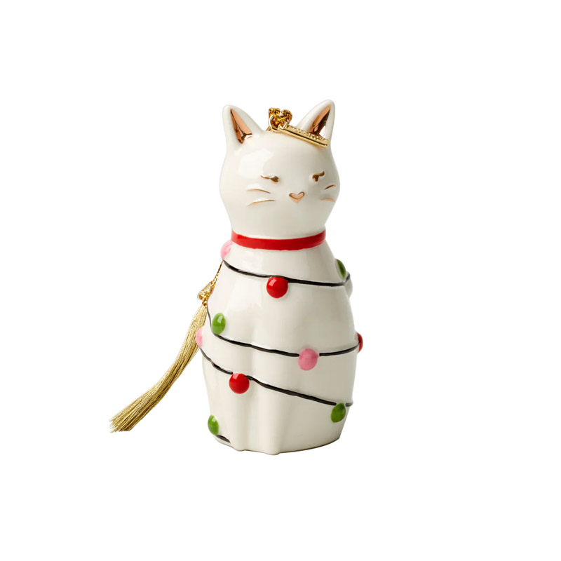 Be Jolly Cat Ornament