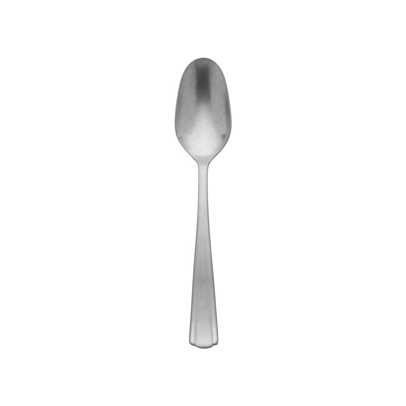 French Perle Scallop Oval Soup Spoon