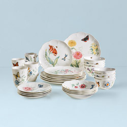 A photo of Butterfly Meadow 28pc Service for 4