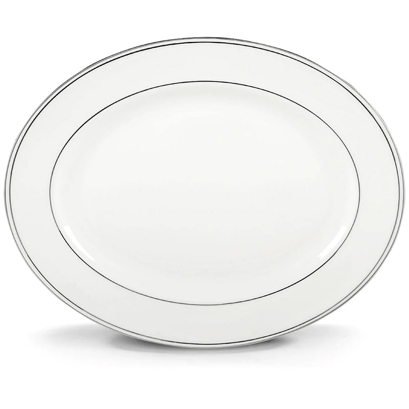 Federal Platinum Oval Platter, 13in.