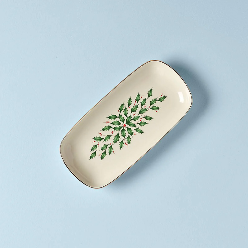 Holiday Bread Tray, 14.2in.