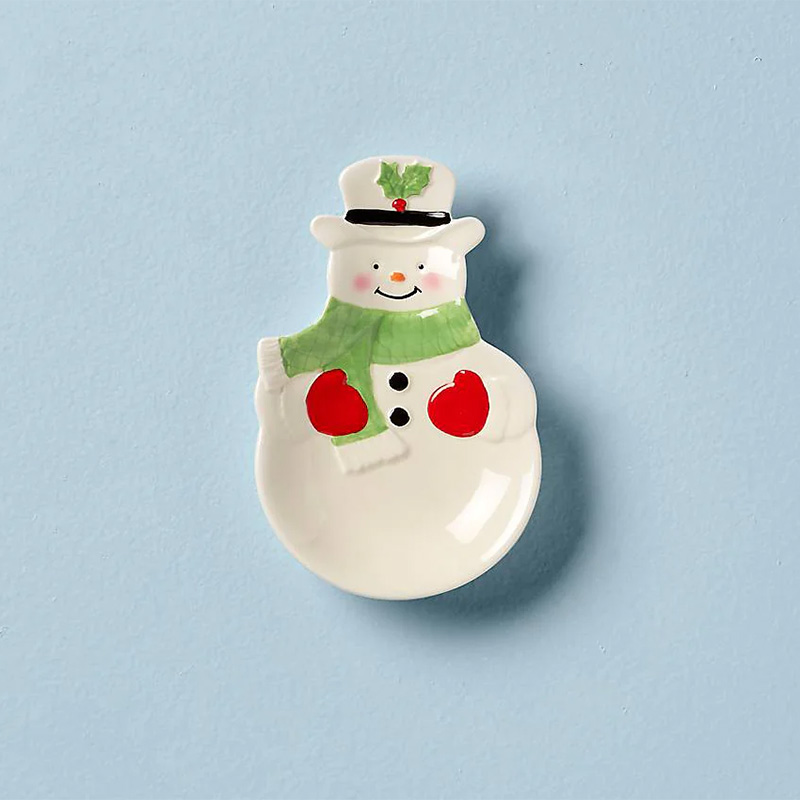 Holiday Snowman Spoon Rest