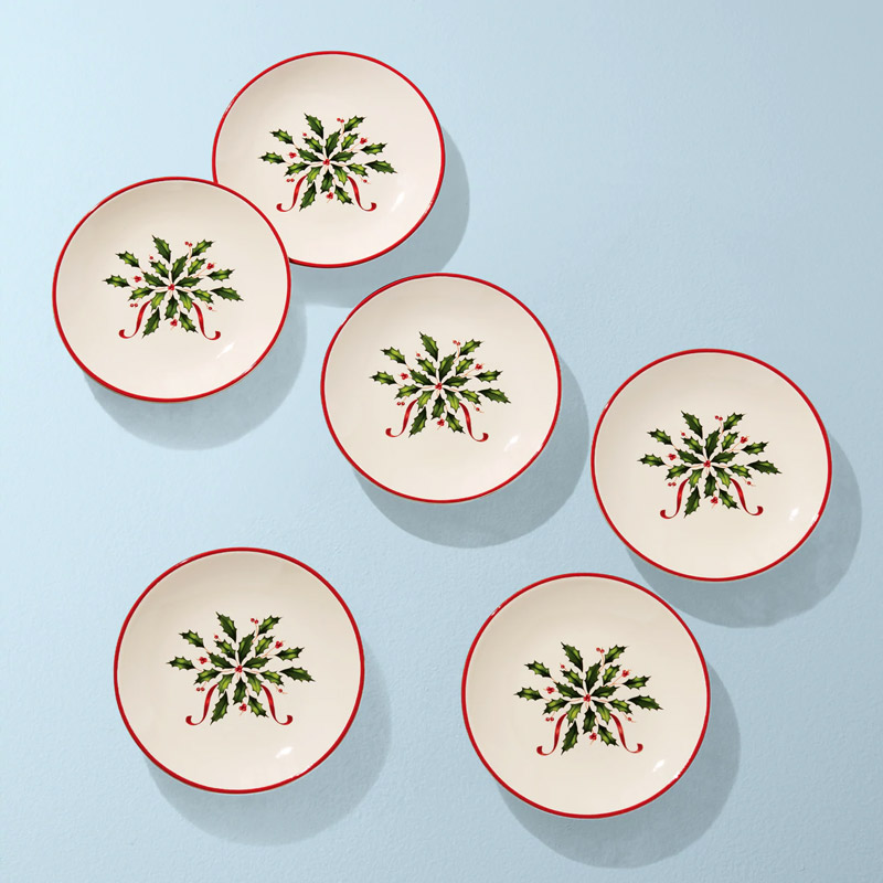 Holiday Party Plates Set of 6in.