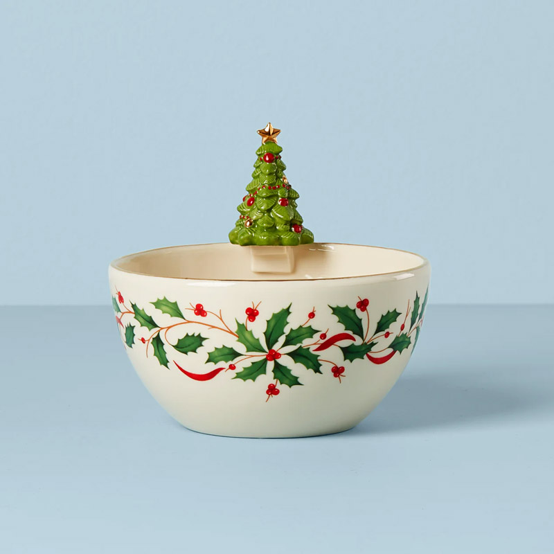 Holiday Tree Figural Bowl