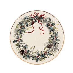 A photo of Winter Greetings Butter Plate