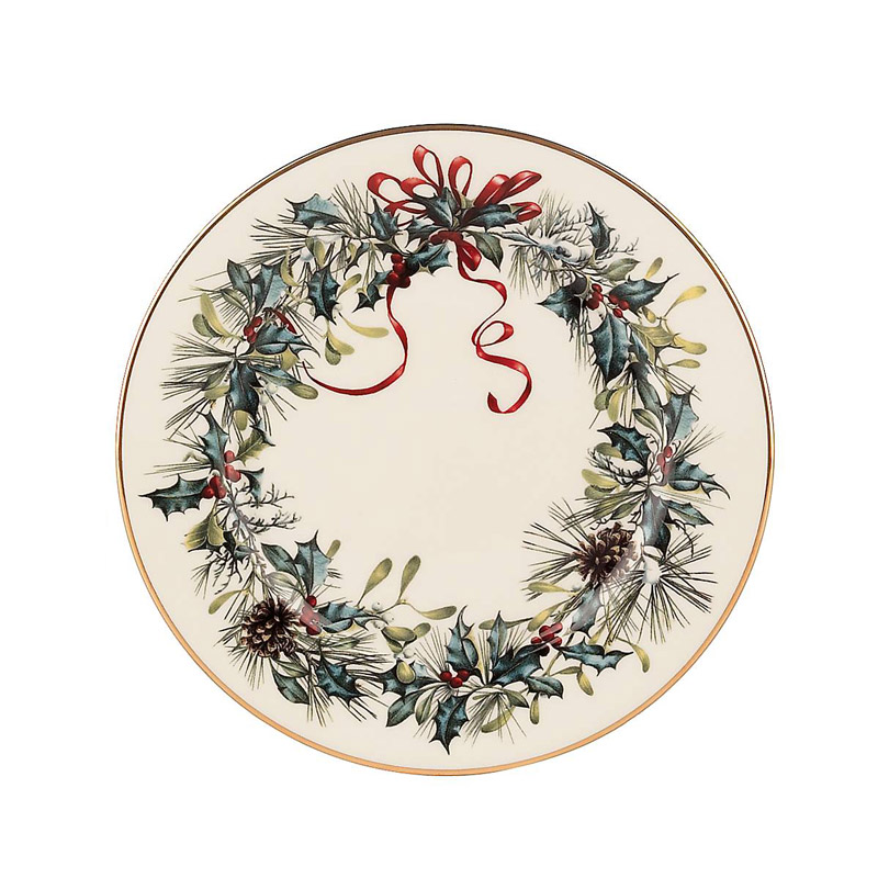 Winter Greetings Butter Plate