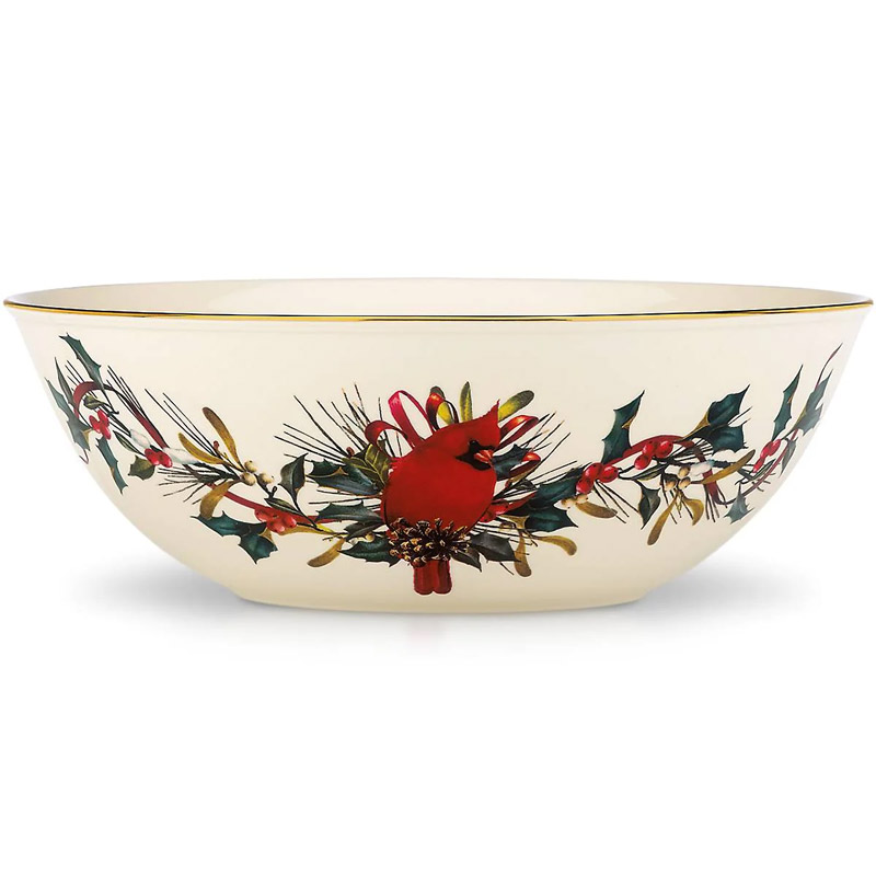 Winter Greetings Large Bowl, 10.75in