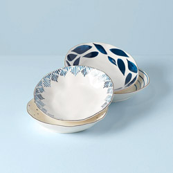 A photo of Blue Bay 4 Piece Pasta Bowl Set